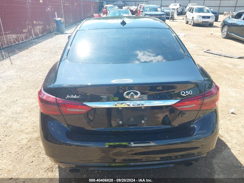 2019 Infiniti Q50 3.0T Luxe VIN: JN1EV7AP6KM518639 Lot: 40406828