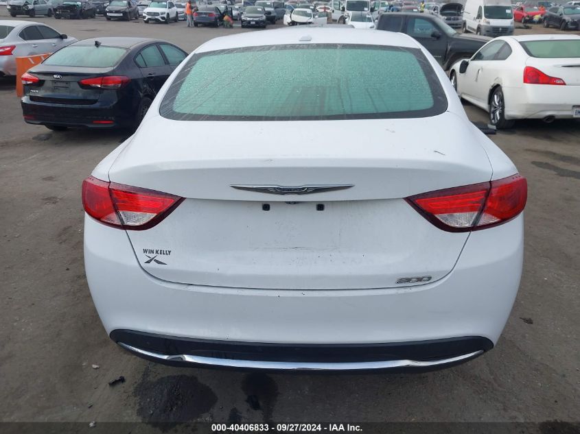 2015 Chrysler 200 Limited VIN: 1C3CCCAB4FN503584 Lot: 40406833