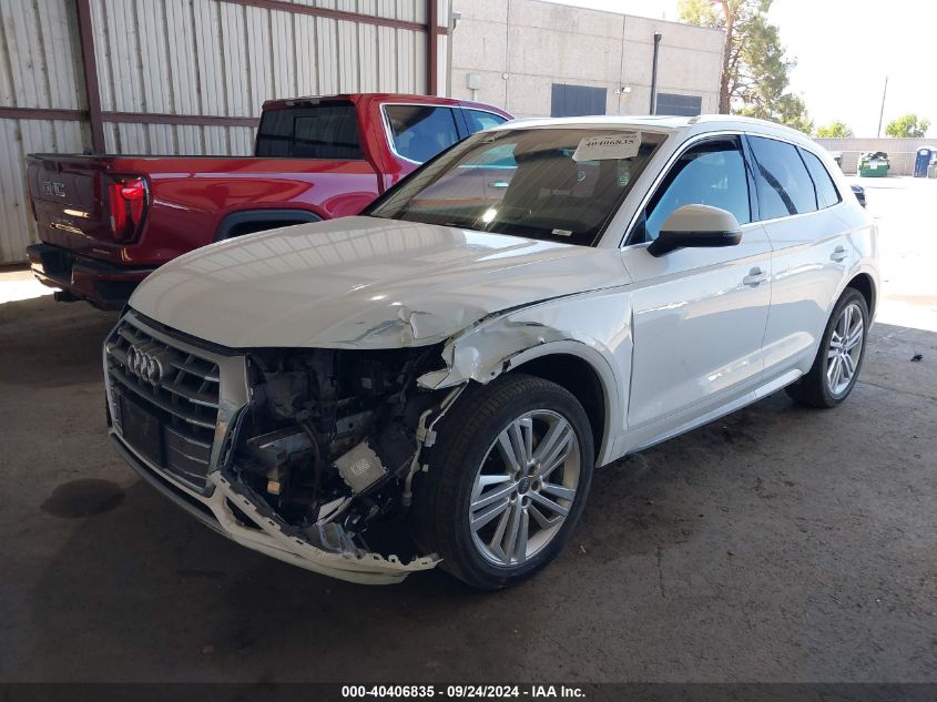 2019 Audi Q5 45 Premium VIN: WA1BNAFY1K2090774 Lot: 40406835