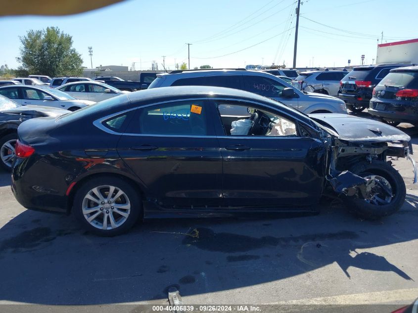 2015 Chrysler 200 Limited VIN: 1C3CCCAB1FN566920 Lot: 40406839