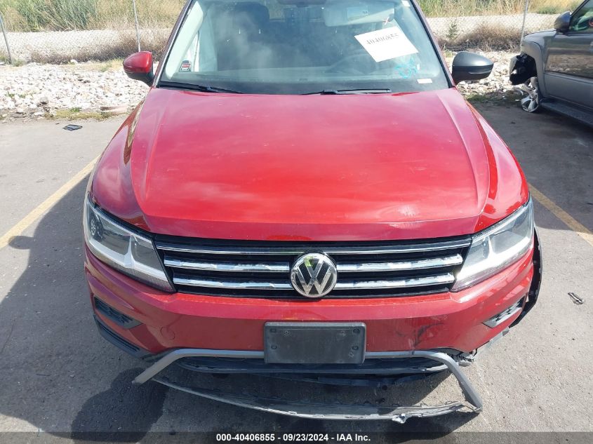 2019 Volkswagen Tiguan Se/Sel/Sel R-Line Jet-Bla VIN: 3VV2B7AX3KM067622 Lot: 40406855