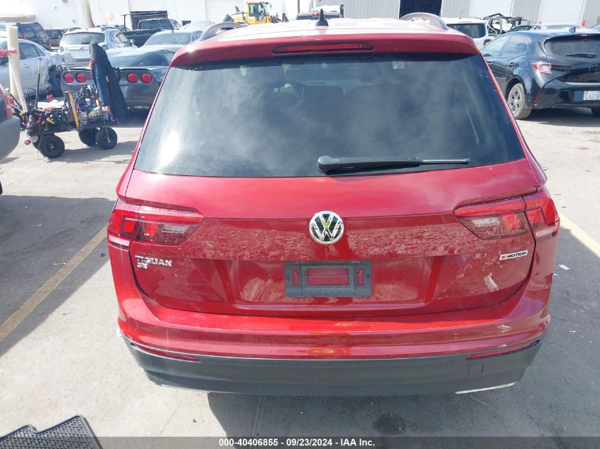 2019 Volkswagen Tiguan Se/Sel/Sel R-Line Jet-Bla VIN: 3VV2B7AX3KM067622 Lot: 40406855