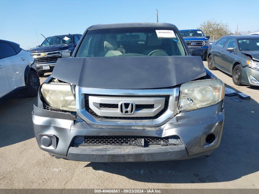 2011 Honda Pilot Lx VIN: 5FNYF3H27BB005063 Lot: 40406861