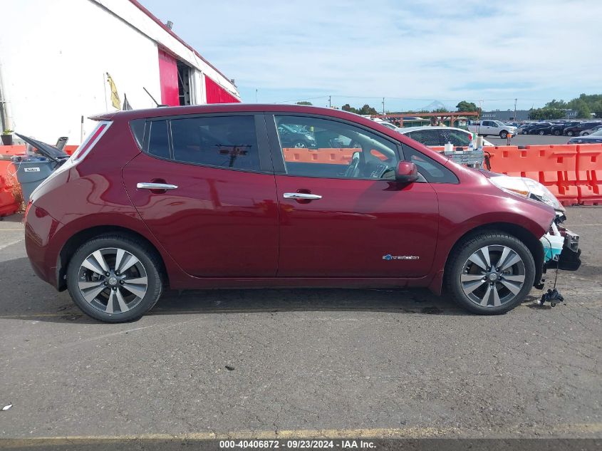 2016 Nissan Leaf Sl VIN: 1N4BZ0CP9GC300481 Lot: 40406872