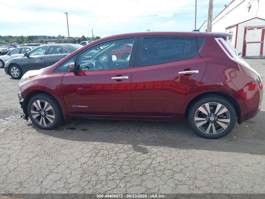 2016 Nissan Leaf Sl VIN: 1N4BZ0CP9GC300481 Lot: 40406872