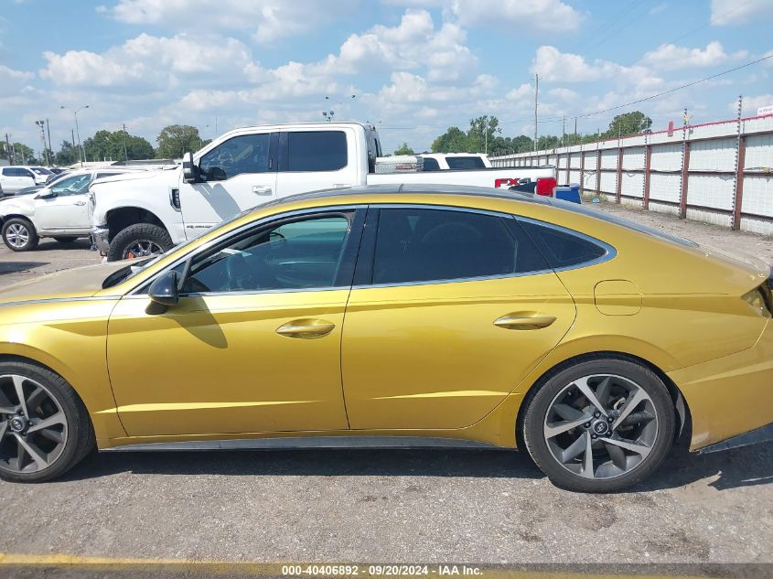 2021 Hyundai Sonata Sel Plus VIN: 5NPEJ4J28MH093093 Lot: 40406892