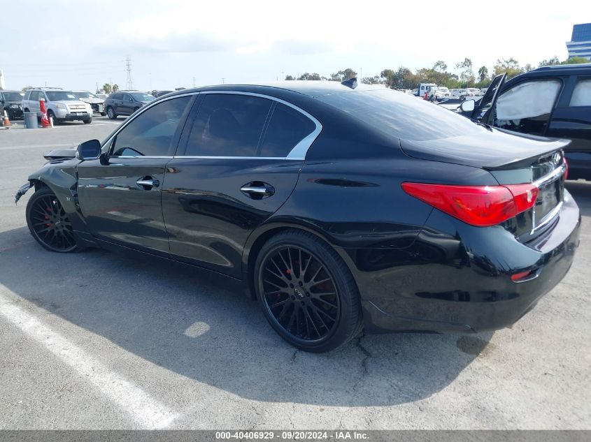 2014 Infiniti Q50 VIN: JN1BV7AP3EM675889 Lot: 40406929