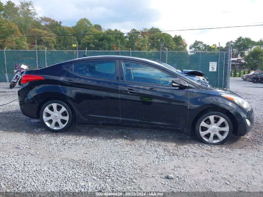 2012 Hyundai Elantra Limited VIN: 5NPDH4AE7CH096812 Lot: 40406934