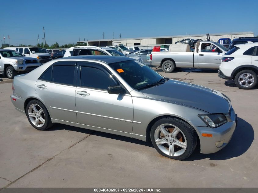 2001 Lexus Is 300 VIN: JTHBD182310021269 Lot: 40406957