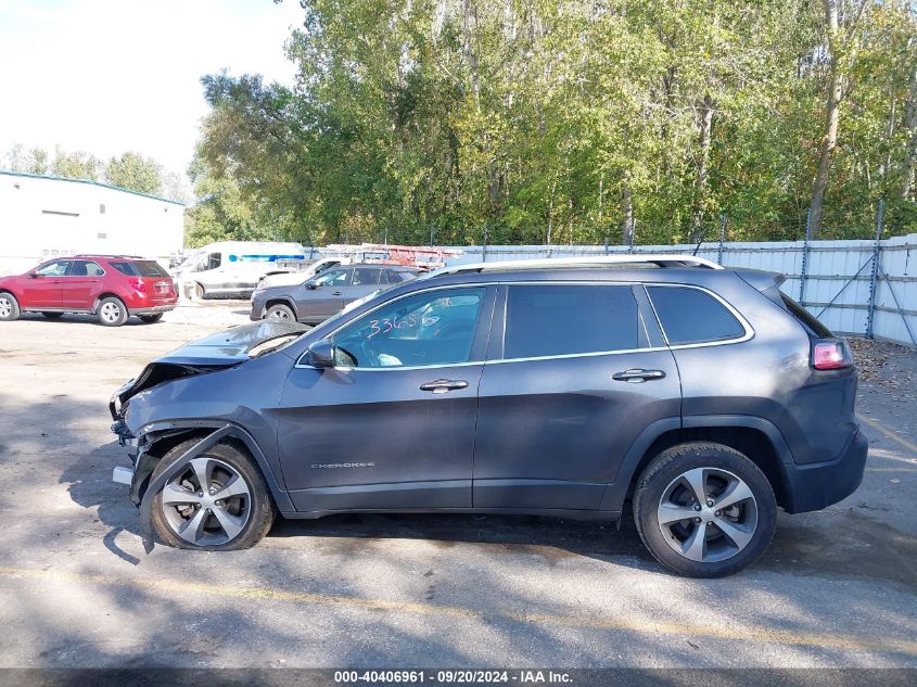 2019 Jeep Cherokee Limited Fwd VIN: 1C4PJLDB5KD433656 Lot: 40406961