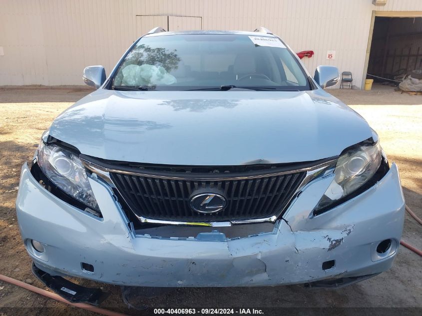 2010 Lexus Rx 350 VIN: JTJZK1BA4A2400563 Lot: 40406963