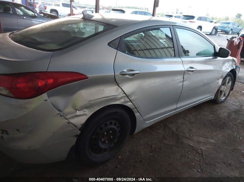 2013 Hyundai Elantra Gls/Limited VIN: KMHDH4AE0DU975555 Lot: 40407005