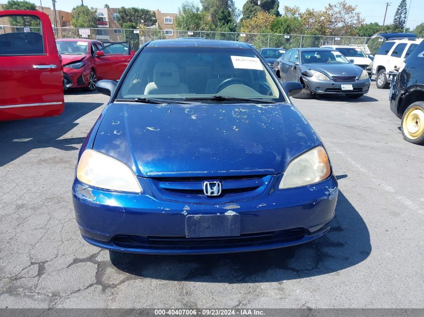 2003 Honda Civic Lx VIN: 1HGEM22553L018500 Lot: 40407006