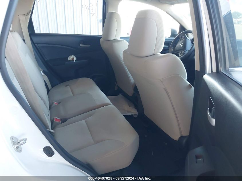 2016 Honda Cr-V Se VIN: 5J6RM4H46GL116204 Lot: 40407025