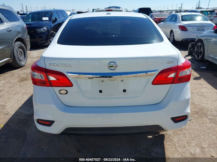 2019 Nissan Sentra Sv VIN: 3N1AB7AP6KY415175 Lot: 40407027