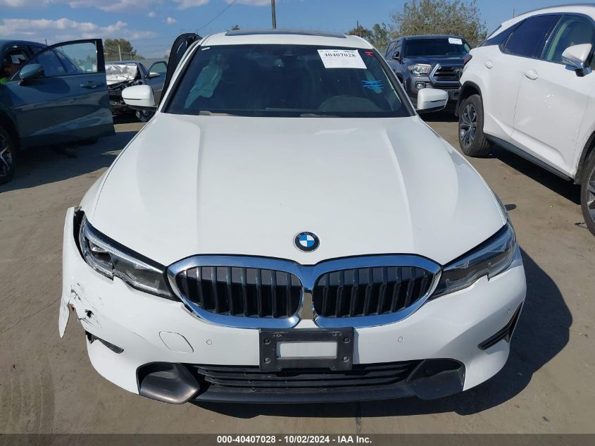 2019 BMW 330I VIN: 3MW5R1J55K8A05549 Lot: 40407028