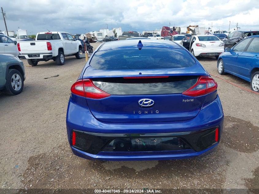 2019 Hyundai Ioniq Hybrid Limited VIN: KMHC05LC2KU124911 Lot: 40407045