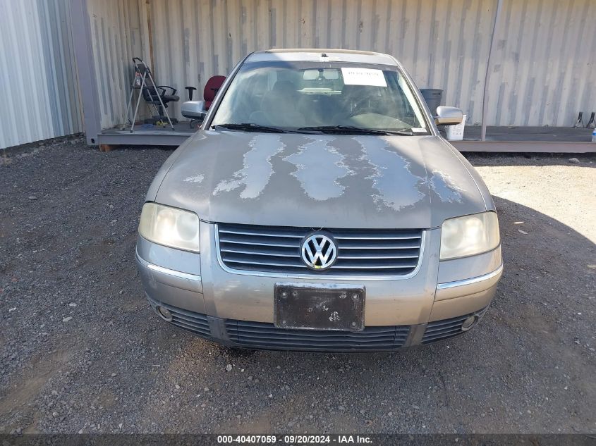 2002 Volkswagen Passat Gls VIN: WVWPD63B12P184670 Lot: 40407059