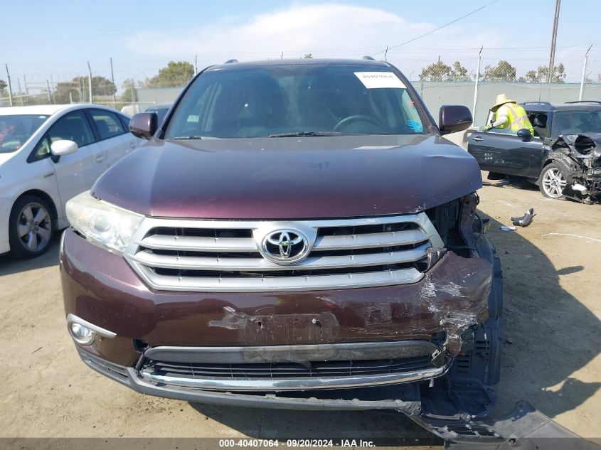 2013 Toyota Highlander Limited V6 VIN: 5TDYK3EH5DS138973 Lot: 40407064