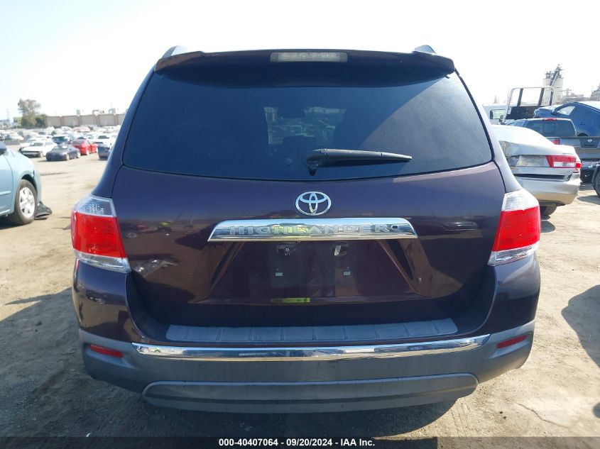 2013 Toyota Highlander Limited V6 VIN: 5TDYK3EH5DS138973 Lot: 40407064