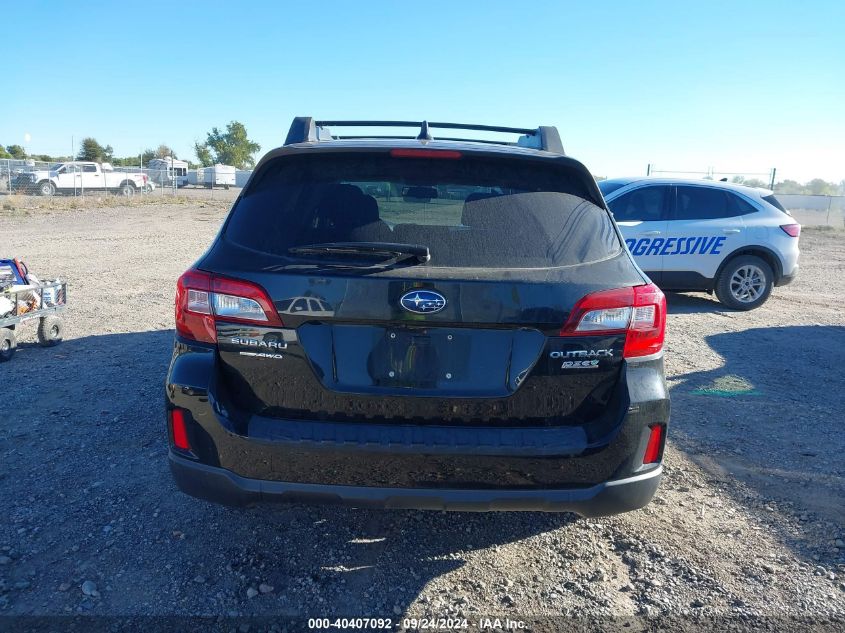 2016 Subaru Outback 2.5I Premium VIN: 4S4BSACC1G3207984 Lot: 40407092