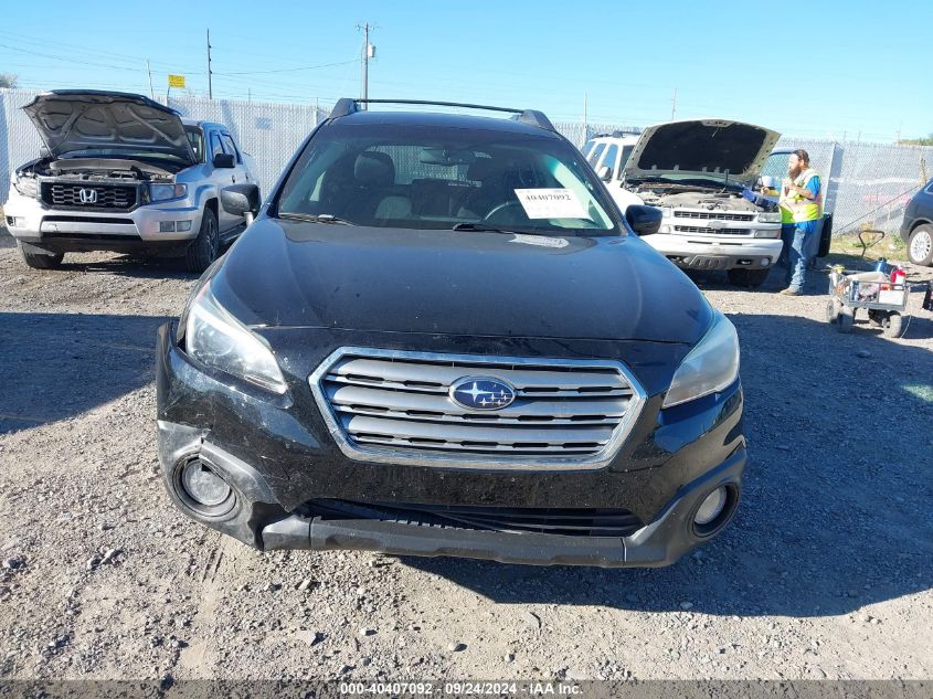 2016 Subaru Outback 2.5I Premium VIN: 4S4BSACC1G3207984 Lot: 40407092