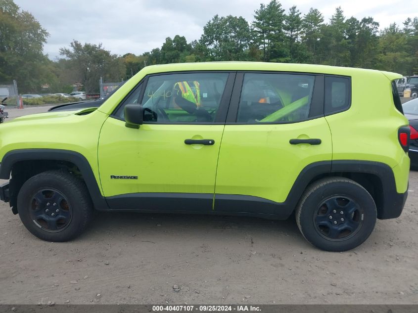 2018 Jeep Renegade Sport 4X4 VIN: ZACCJBAB6JPJ00487 Lot: 40407107