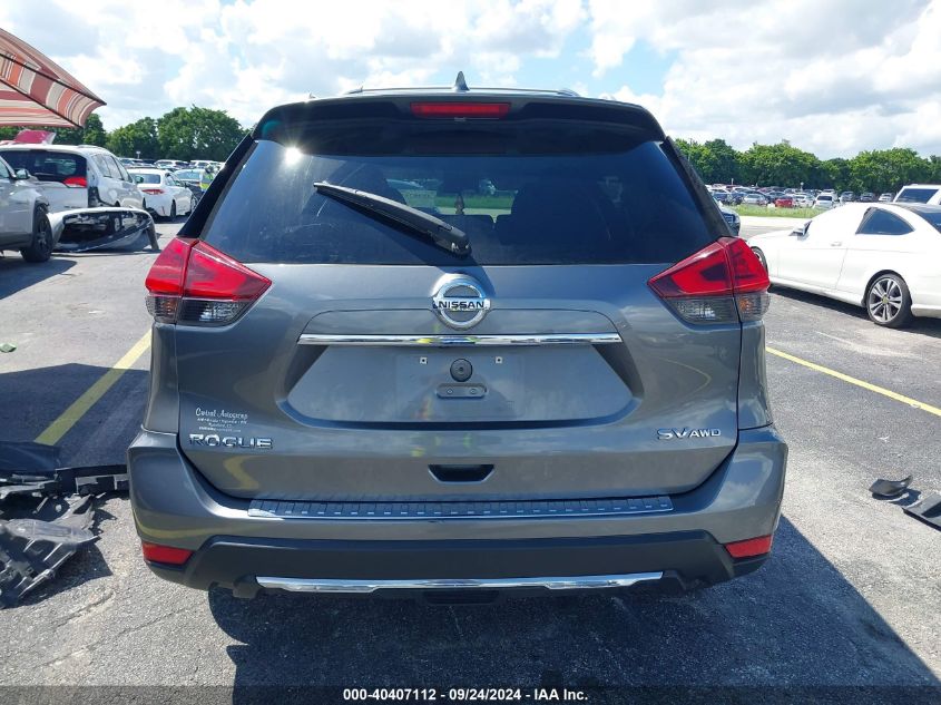 2017 Nissan Rogue Sv VIN: 5N1AT2MV2HC896742 Lot: 40407112