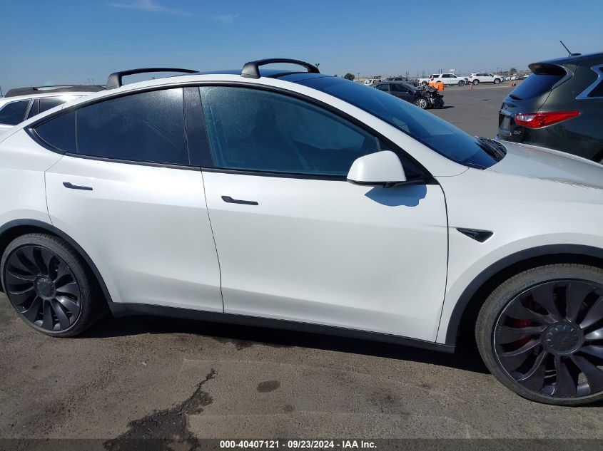 2021 Tesla Model Y Performance Dual Motor All-Wheel Drive VIN: 5YJYGDEF4MF151241 Lot: 40407121