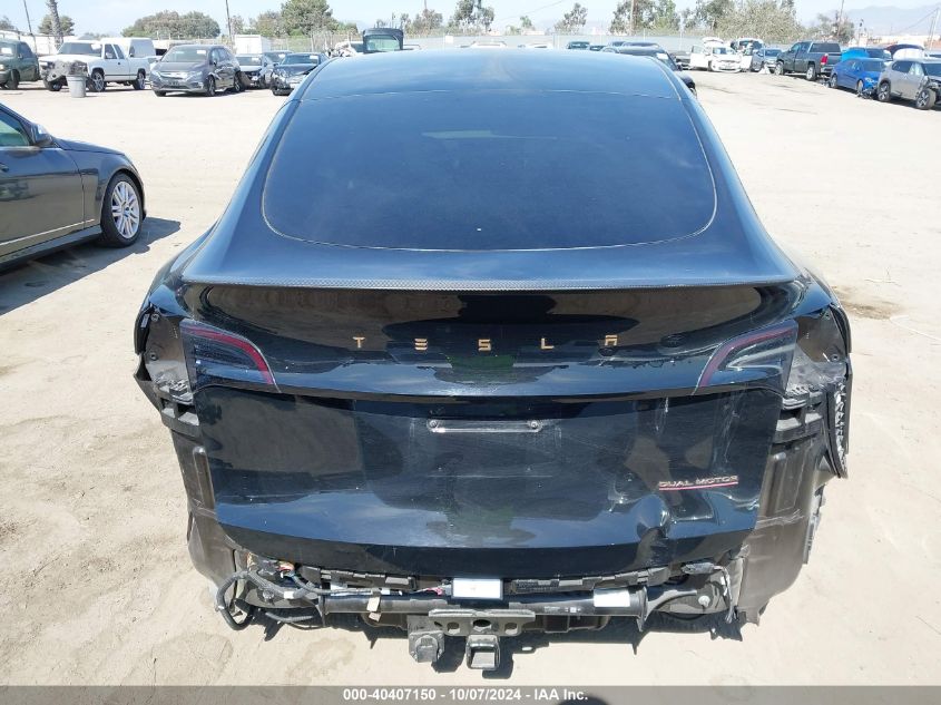 2023 Tesla Model Y Awd/Performance Dual Motor All-Wheel Drive VIN: 7SAYGDEF2PF602979 Lot: 40407150