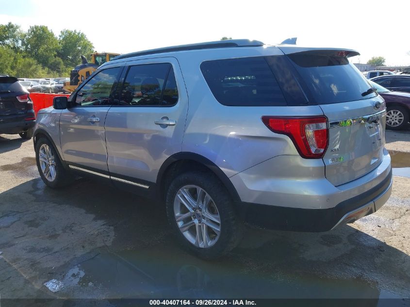 VIN 1FM5K8D83GGC37321 2016 Ford Explorer, Xlt no.3