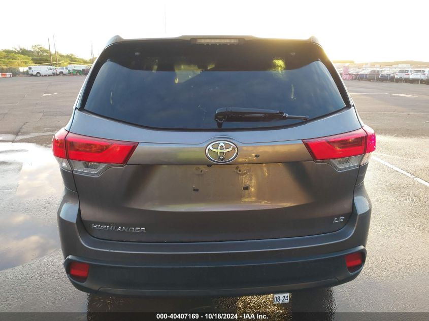 2019 TOYOTA HIGHLANDER LE PLUS - 5TDZZRFH6KS314542