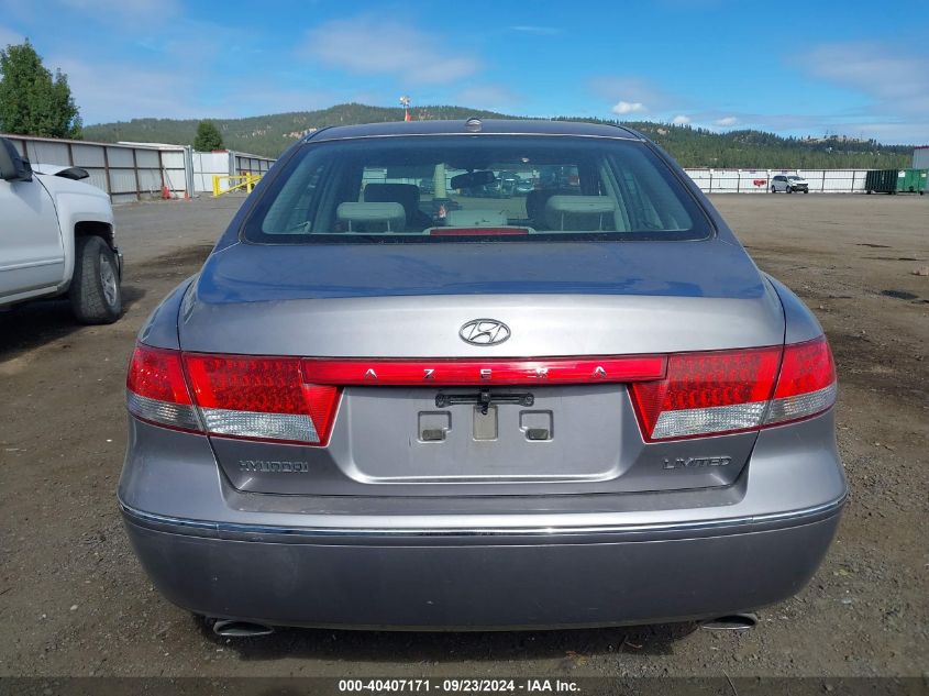 KMHFC46F27A226898 2007 Hyundai Azera Se/Limited