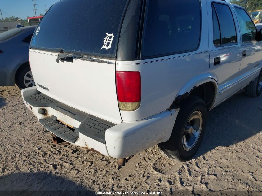 2004 Chevrolet Blazer Ls VIN: 1GNCS13X14K108263 Lot: 40407194