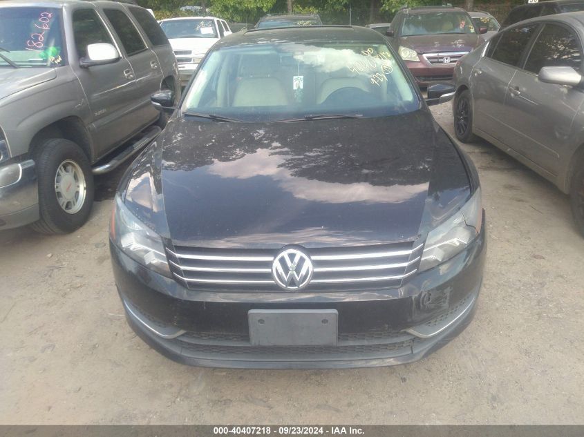 1VWBP7A3XDC080687 2013 Volkswagen Passat 2.5L Se