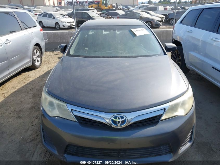 2013 Toyota Camry Hybrid Le VIN: 4T1BD1FK2DU087390 Lot: 40407227