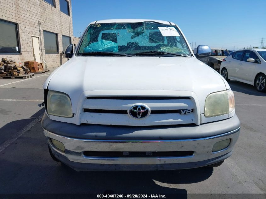 2005 Toyota Tundra Base V8 VIN: 5TBKT42175S469693 Lot: 40407246