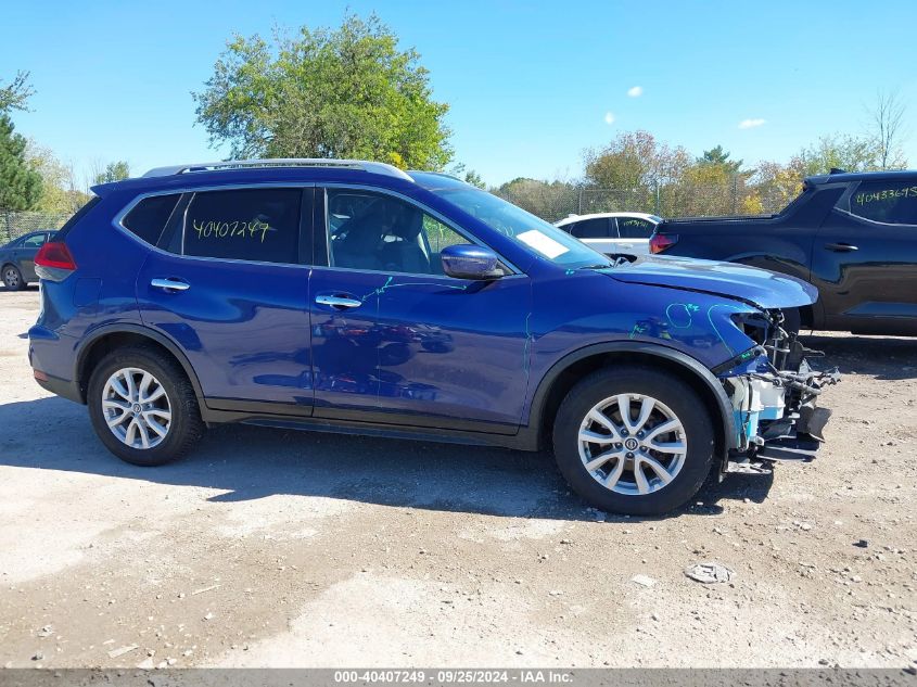 2018 Nissan Rogue Sv VIN: JN8AT2MT9JW453855 Lot: 40407249