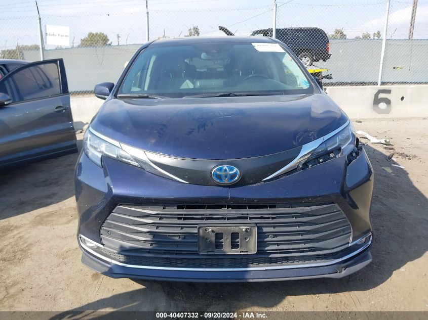 5TDJRKEC6NS097525 2022 Toyota Sienna Xle