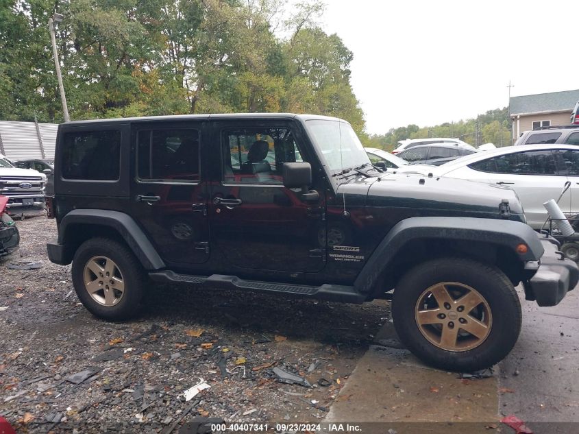 2012 Jeep Wrangler Unlimited Sport VIN: 1C4BJWDG4CL240736 Lot: 40407341