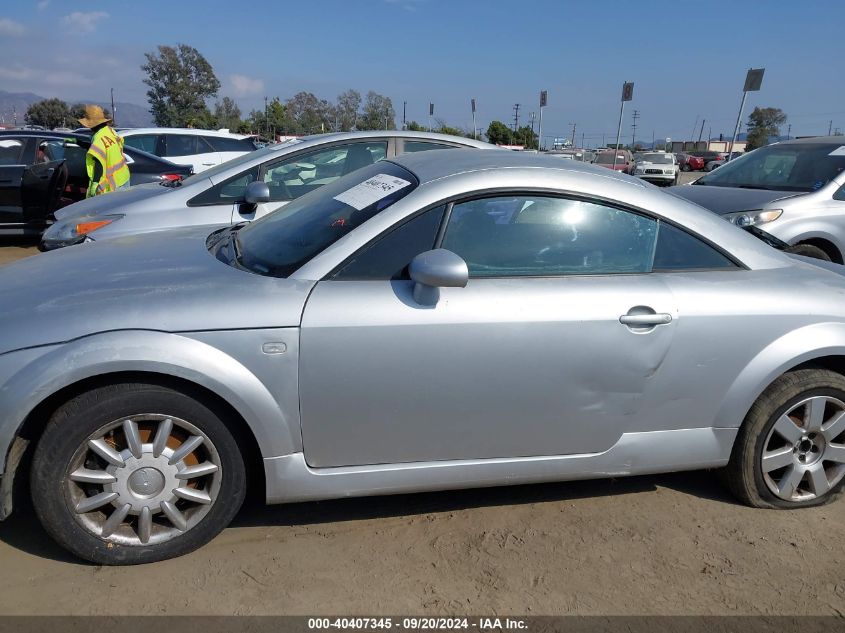 2003 Audi Tt 1.8L VIN: TRUSC28N531018462 Lot: 40407345