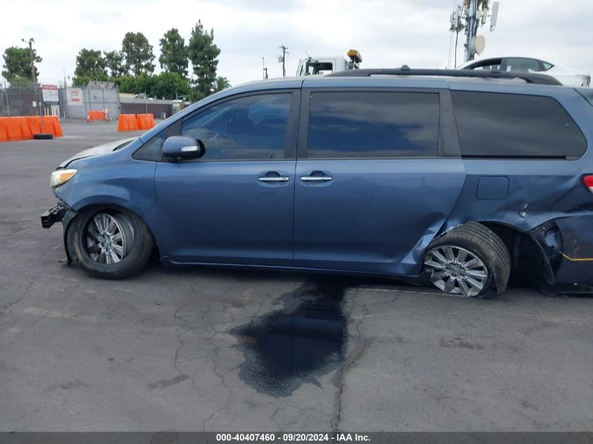 2013 Toyota Sienna Limited V6 7 Passenger VIN: 5TDYK3DC3DS386189 Lot: 40407460