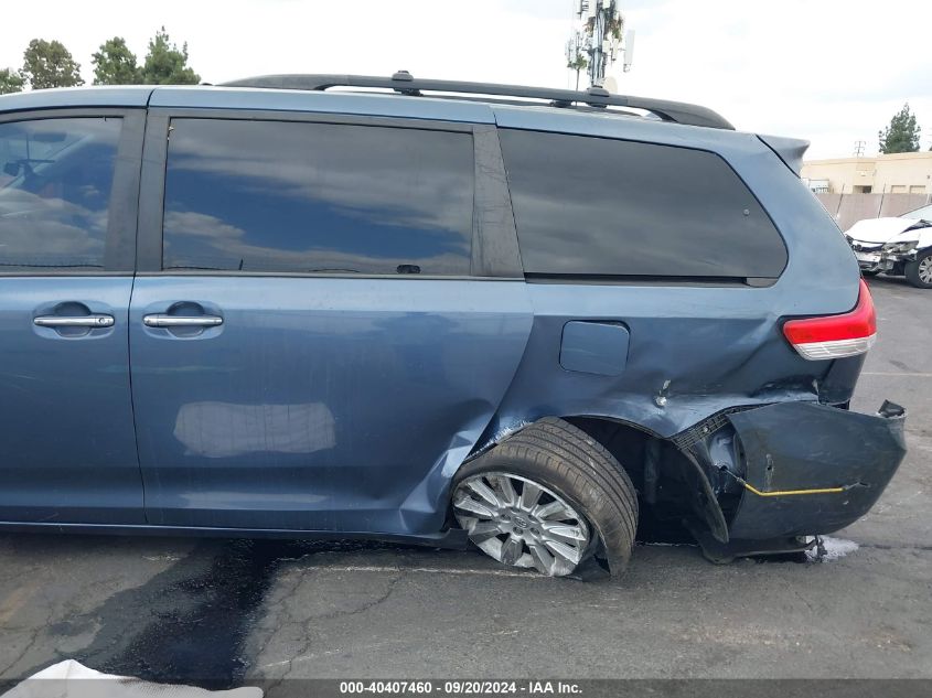 2013 Toyota Sienna Limited V6 7 Passenger VIN: 5TDYK3DC3DS386189 Lot: 40407460