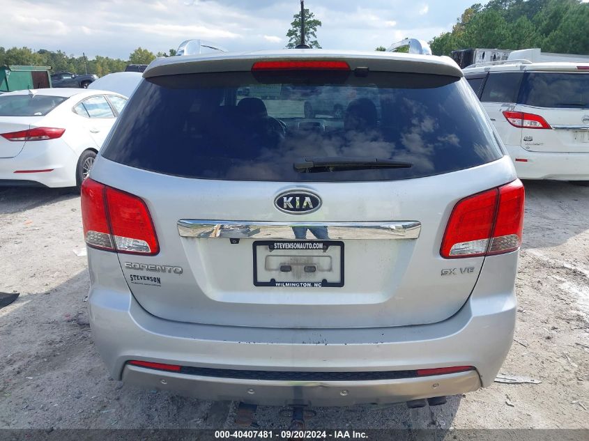 2011 Kia Sorento Sx V6 VIN: 5XYKW4A27BG128974 Lot: 40407481