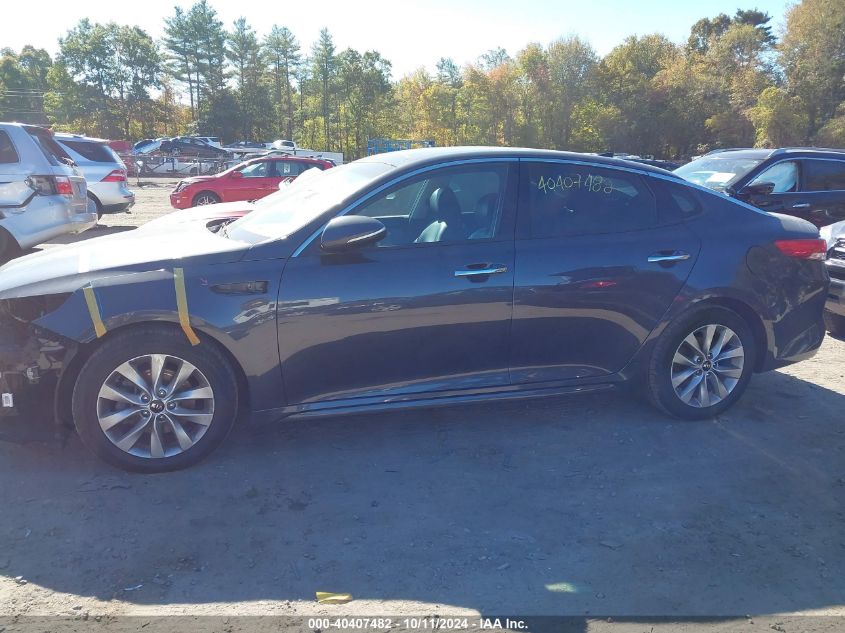 2018 Kia Optima Ex VIN: 5XXGU4L34JG224002 Lot: 40407482