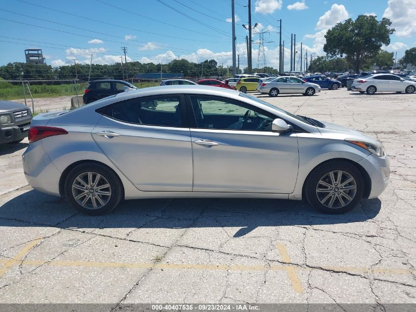 2014 Hyundai Elantra Se VIN: KMHDH4AE1EU043043 Lot: 40407535