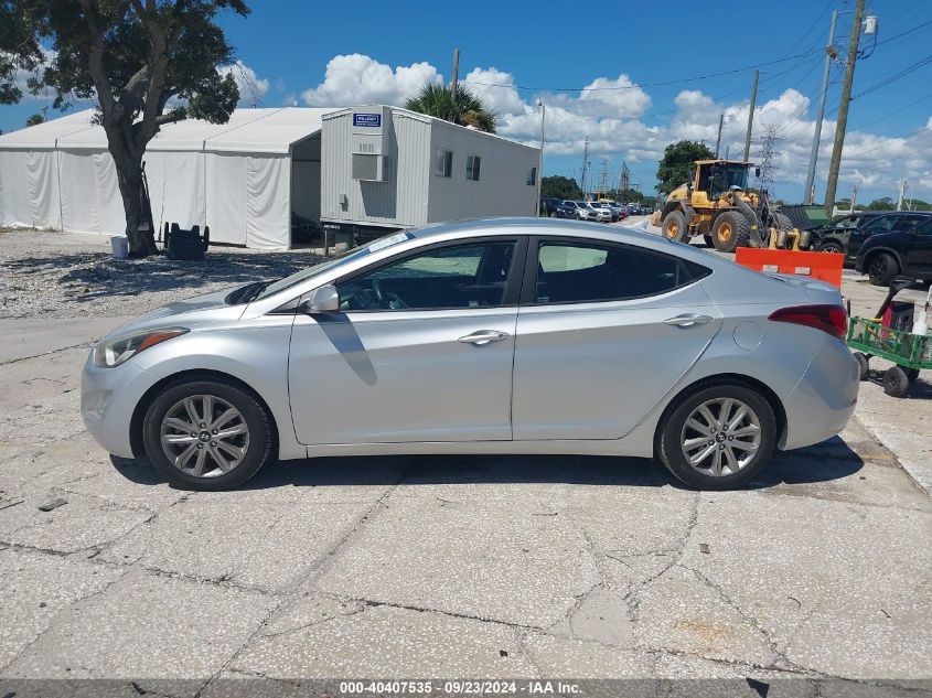 2014 Hyundai Elantra Se VIN: KMHDH4AE1EU043043 Lot: 40407535