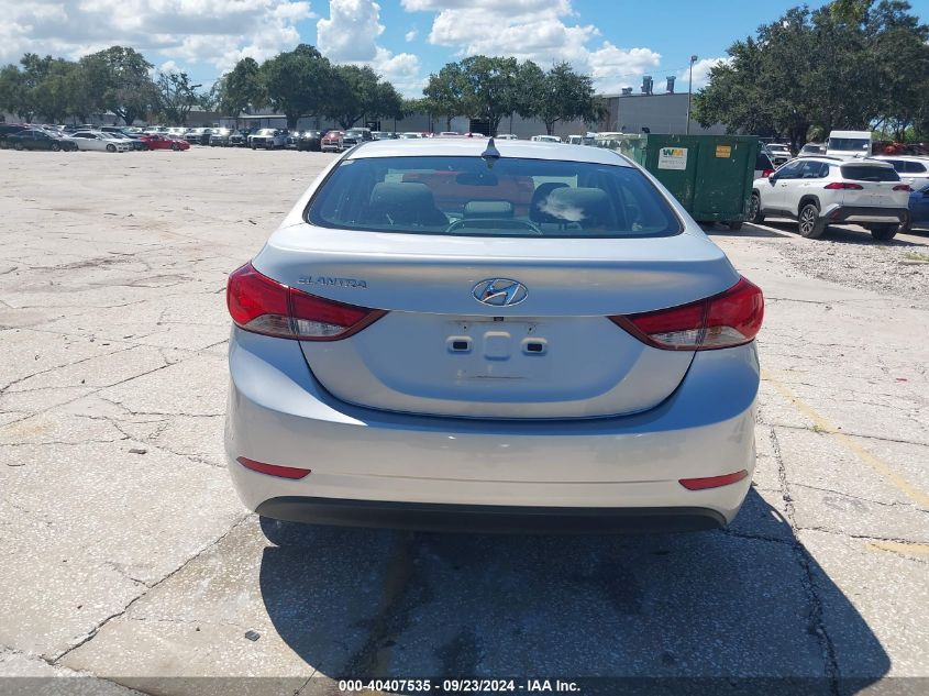 2014 Hyundai Elantra Se VIN: KMHDH4AE1EU043043 Lot: 40407535