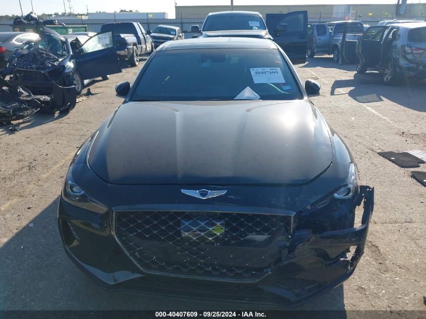 2019 Genesis G70 3.3T Advanced VIN: KMTG34LE1KU024907 Lot: 40407609