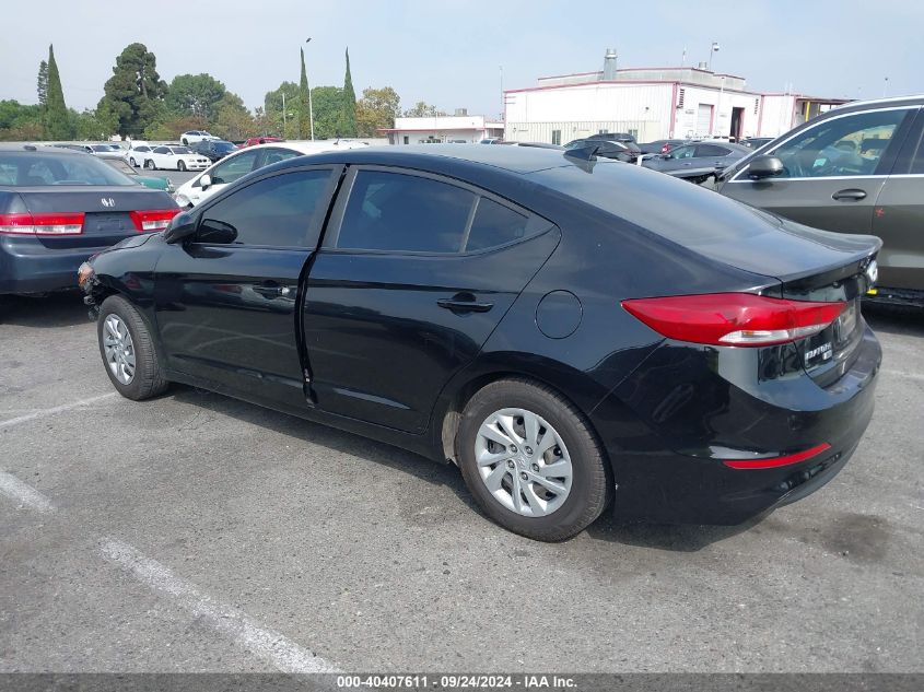 2017 Hyundai Elantra Se VIN: KMHD74LF0HU200672 Lot: 40407611